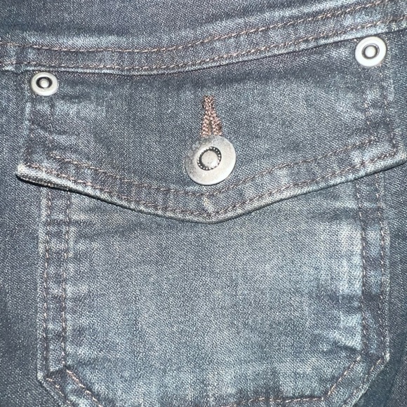 Chico’s Denim and Brown Jean Jacket - Picture 4 of 7